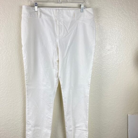 INC International Concepts Women's White Capri Peddle Pushers Sz 14 - Picture 1 of 8